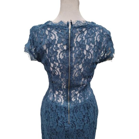 Aritzia Babaton Women's Tobias‎ Eyelash Lace Mini Dress Size 6 - Picture 8 of 14